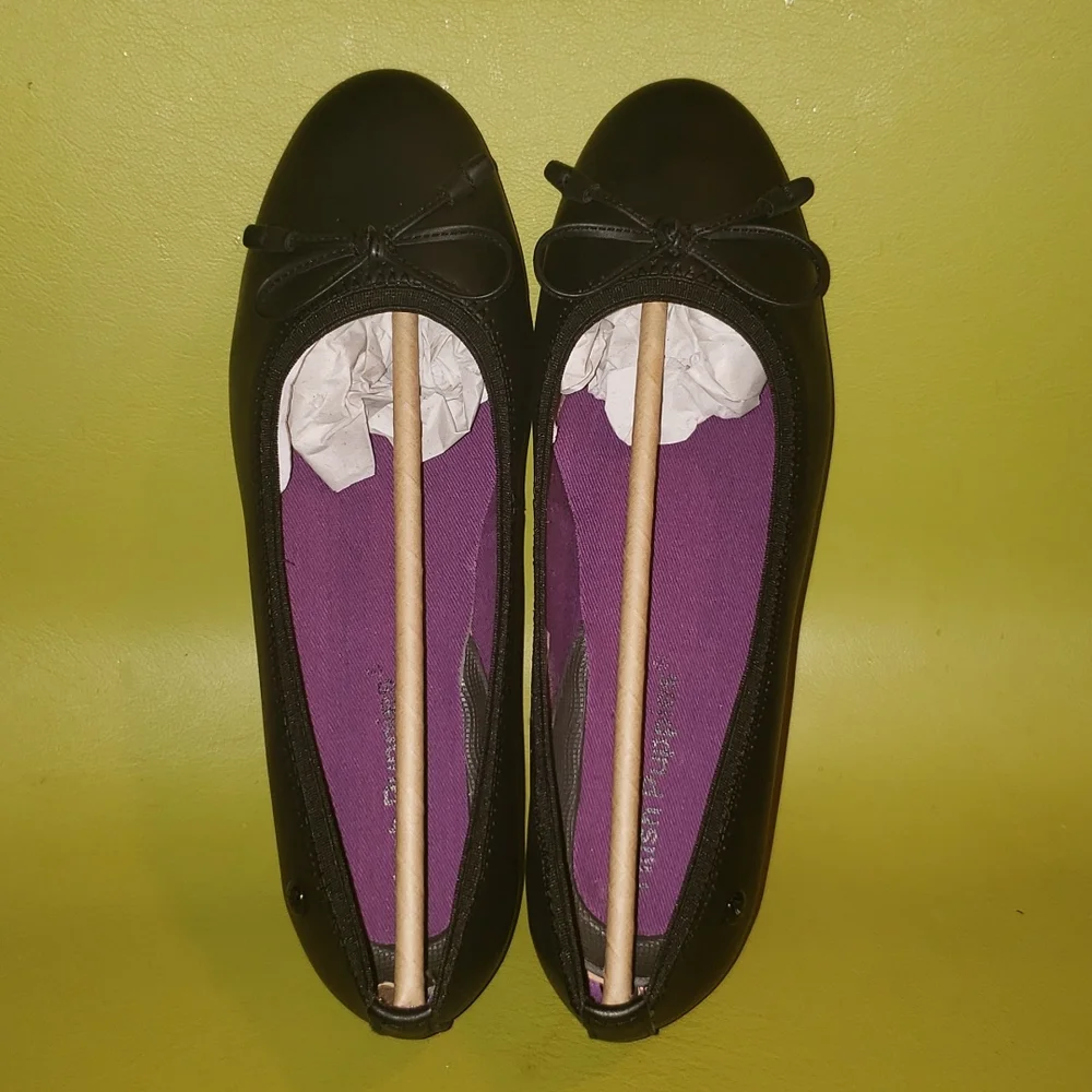 HUSH PUPPIES JOSIE BLACK FLATS